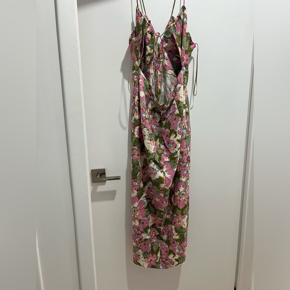 Zara floral summer dress large - Picture 2 of 2